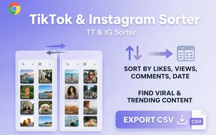 Sort By View Instagram Feed Sorter - Sort Posts by Views, Likes, Date
